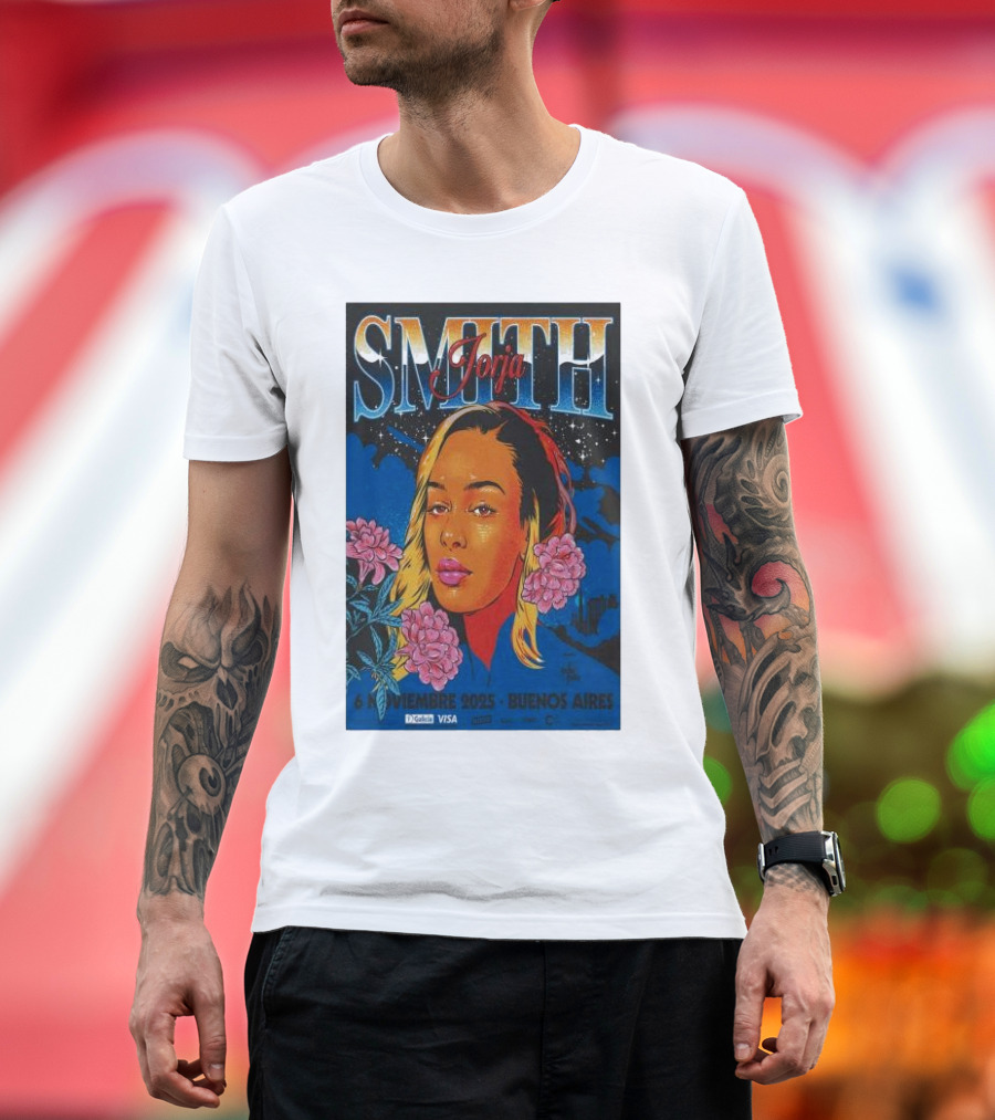 Jorja Smith 6 Noviembre 2025 Buenos Aires Event T-Shirt