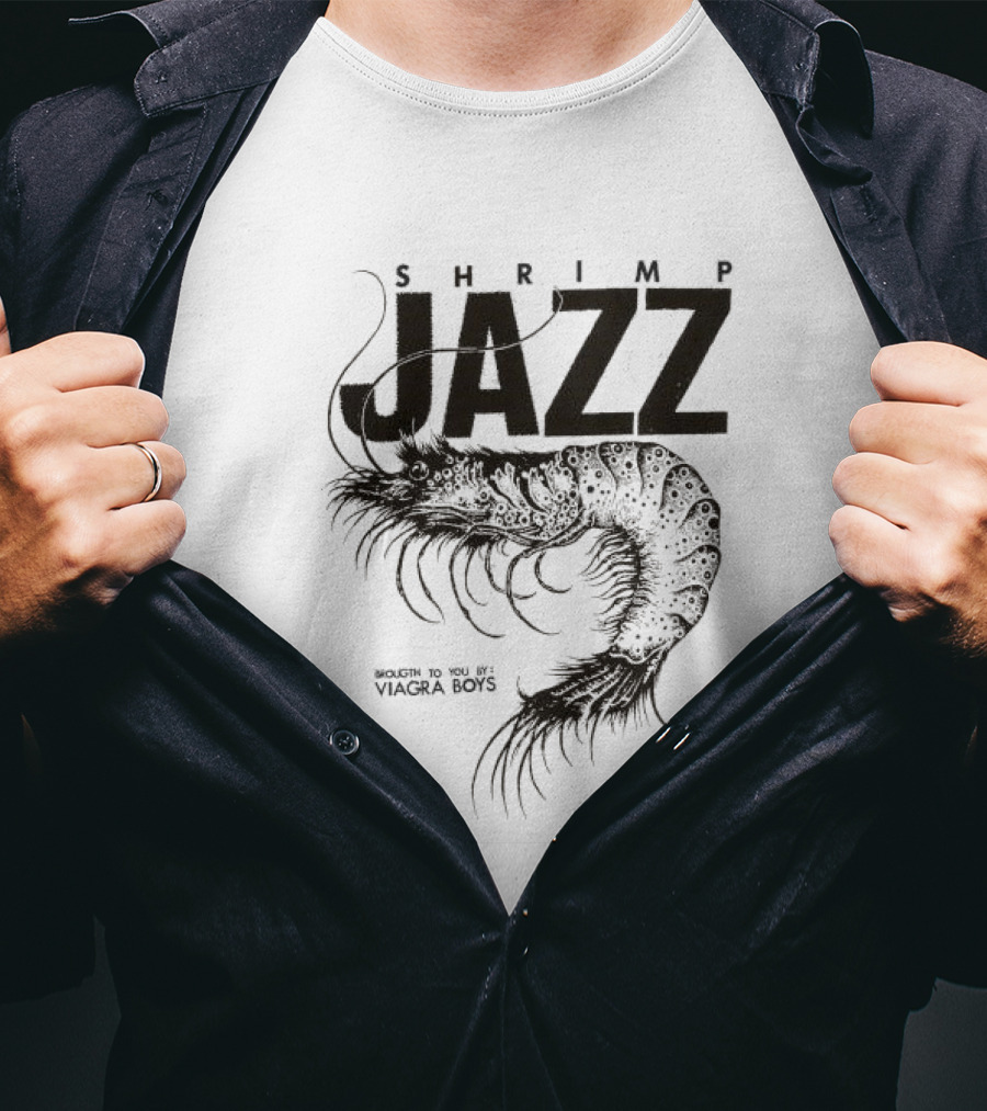 Shrimp Jazz Brought To You By Viagra Boys Vintage T-Shirt