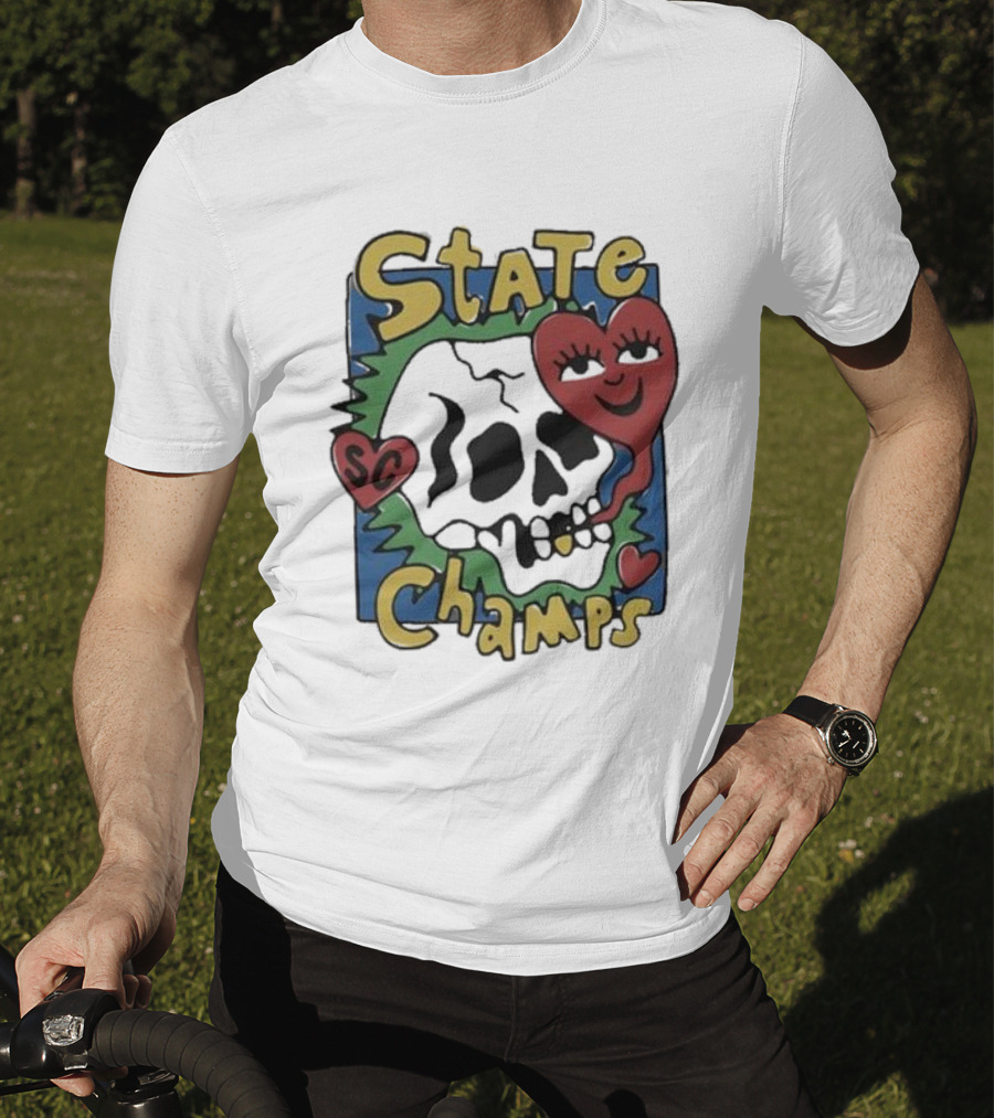 State Champs SC Skull Heart T-Shirt