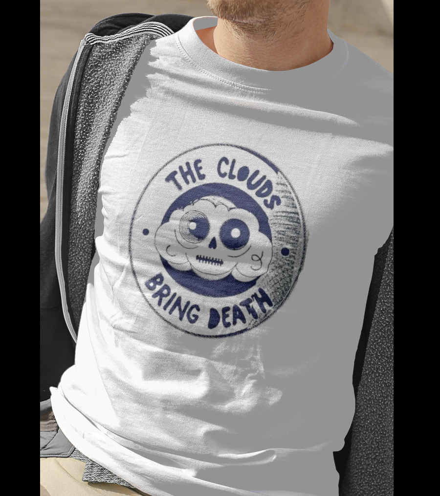 The Clouds Bring Death Cloud Skull Emblem T-Shirt