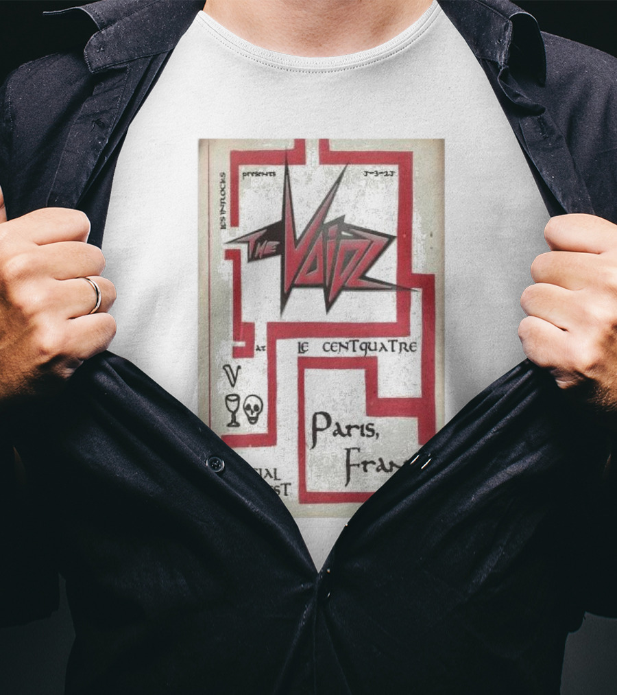 The Voidz Presents March 5 2025 Le Centquatre Paris France Special Guest T-Shirt