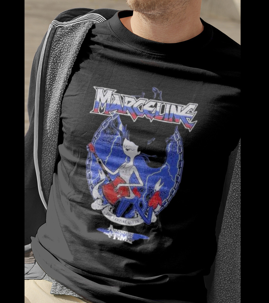 Marceline The Vampire Queen Adventure Time Metal Style Girls T-Shirt