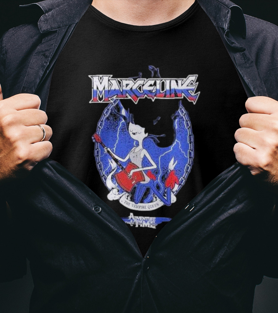 Marceline The Vampire Queen Adventure Time Metal Style Girls T-Shirt