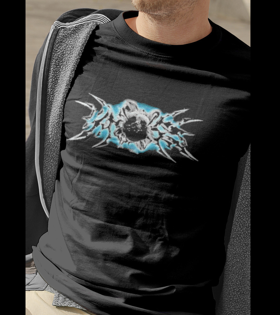 Evan Fong Vanoss Prey Blue Spiked Emblem T-Shirt