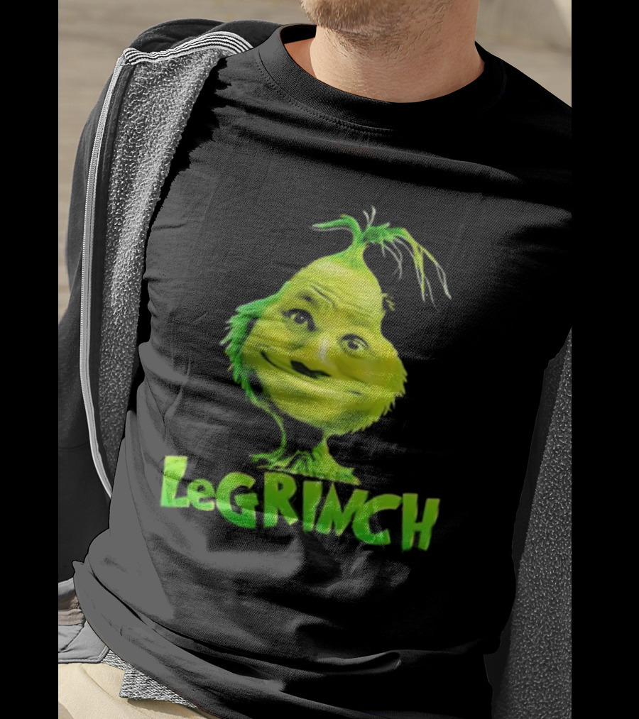 Le Grinch Green Character With Playful Expression T-Shirt