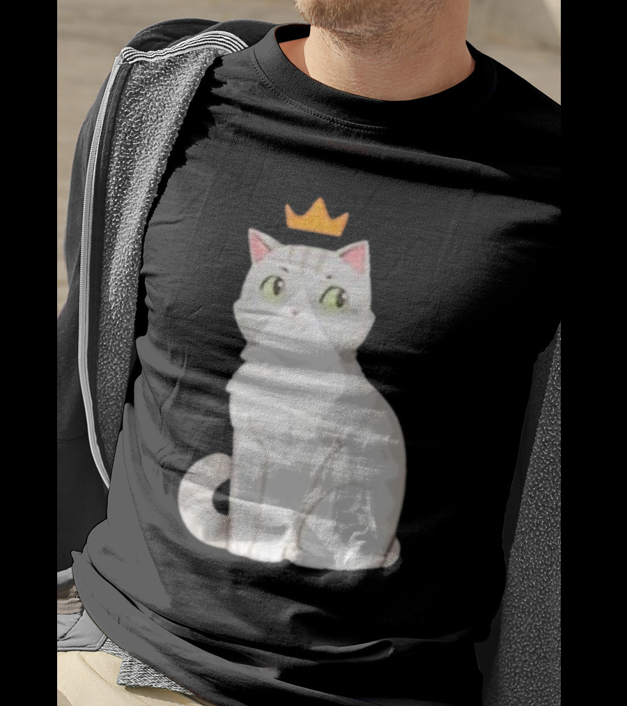 Goodtimeswithscar Jellie Cat With Crown T-Shirt