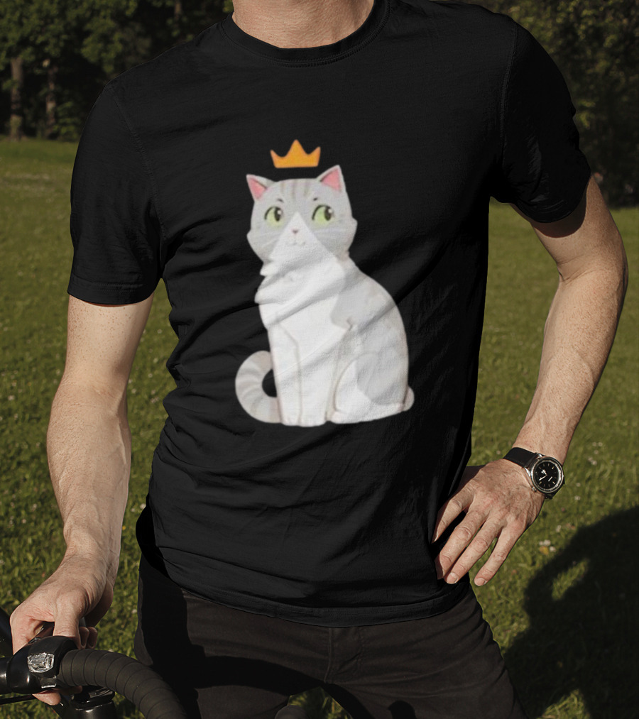 Goodtimeswithscar Jellie Cat With Crown T-Shirt