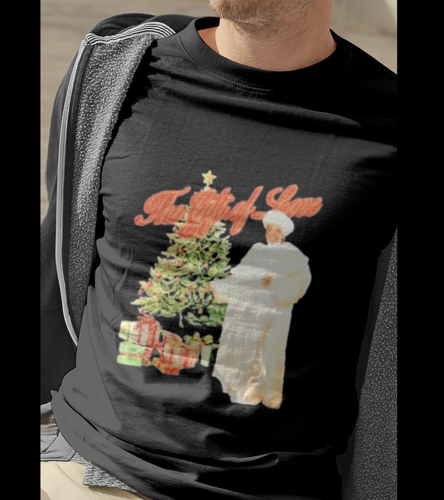 The Gift Of Love Christmas Tree Retro Style Jennifer Hudson T-Shirt