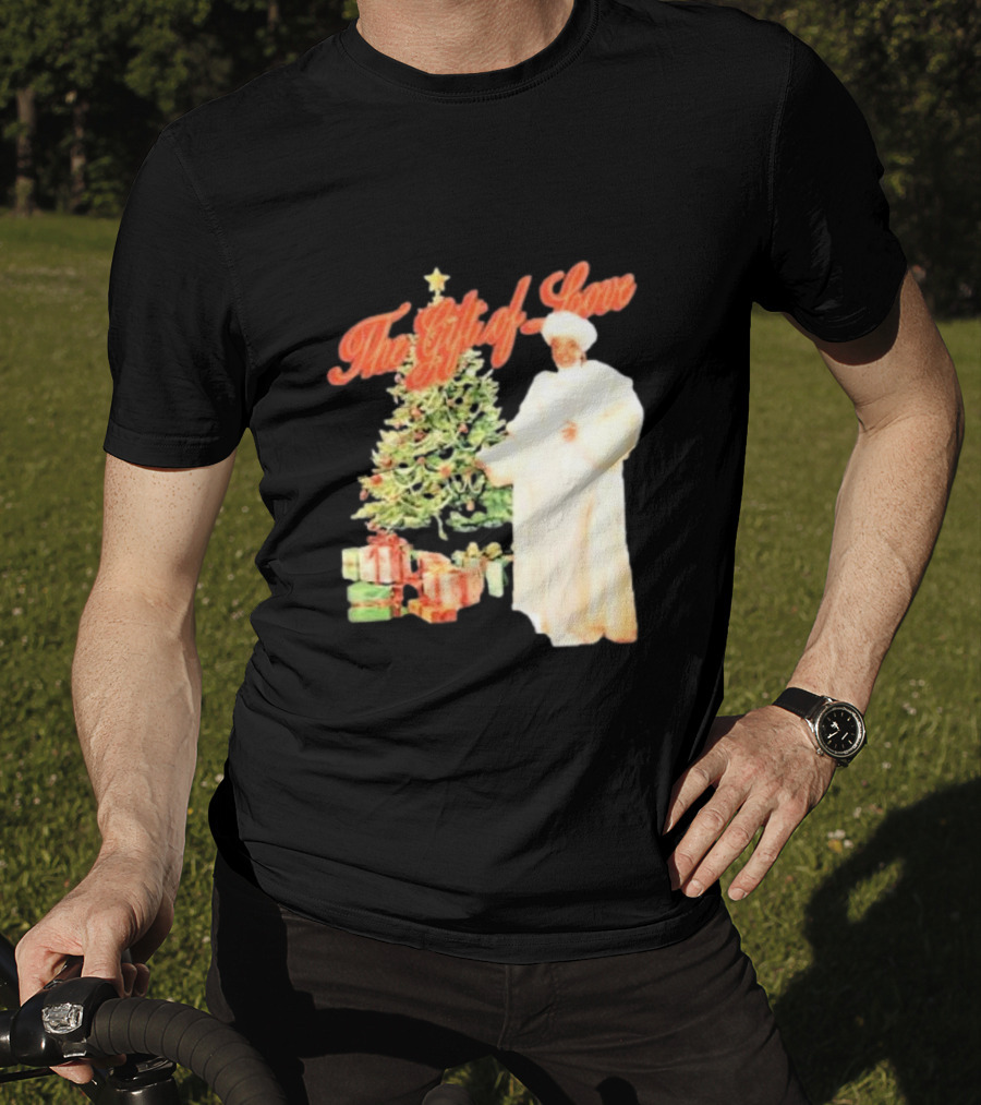 The Gift Of Love Christmas Tree Retro Style Jennifer Hudson T-Shirt