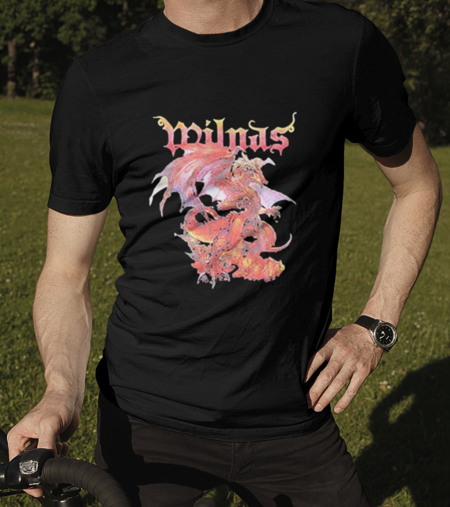 Wilnas Dragon Heavy Metal Fantasy T-Shirt