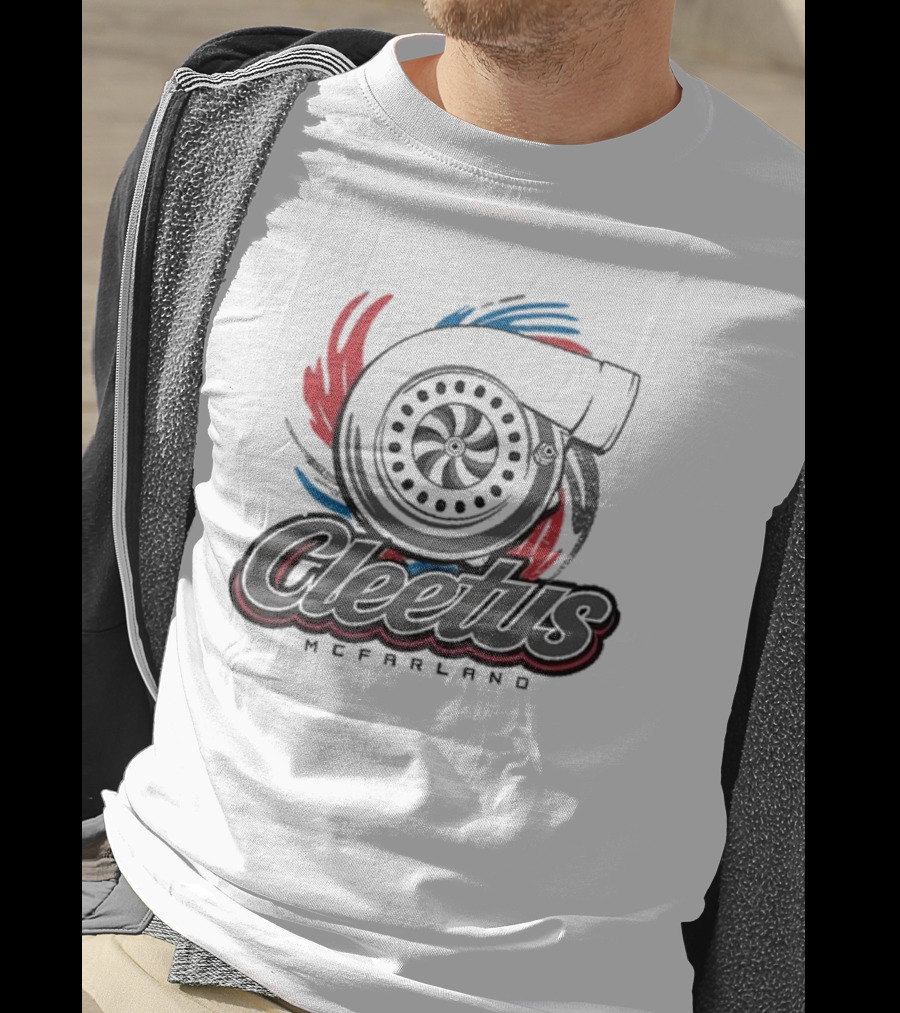 Cleetus Mcfarland Turbocharger Logo Cleetus Turbo T-Shirt