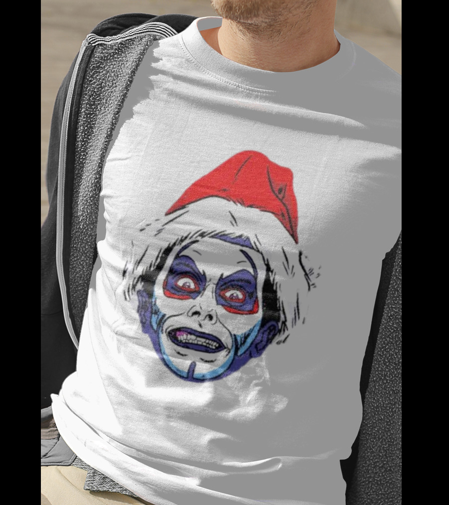 Danhausen Christmashausen Santa Face T-Shirt