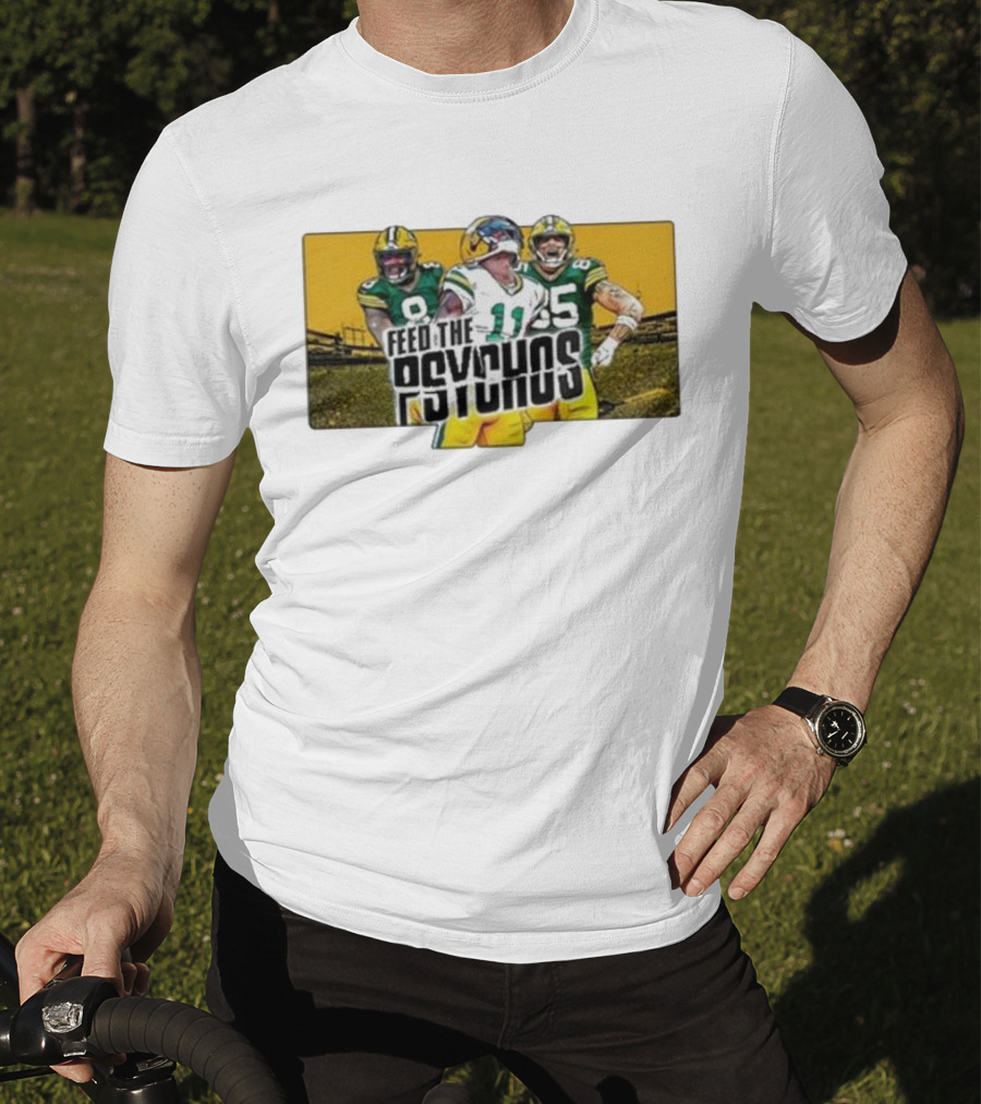 Feed The Psychos Packers Football Trio T-Shirt