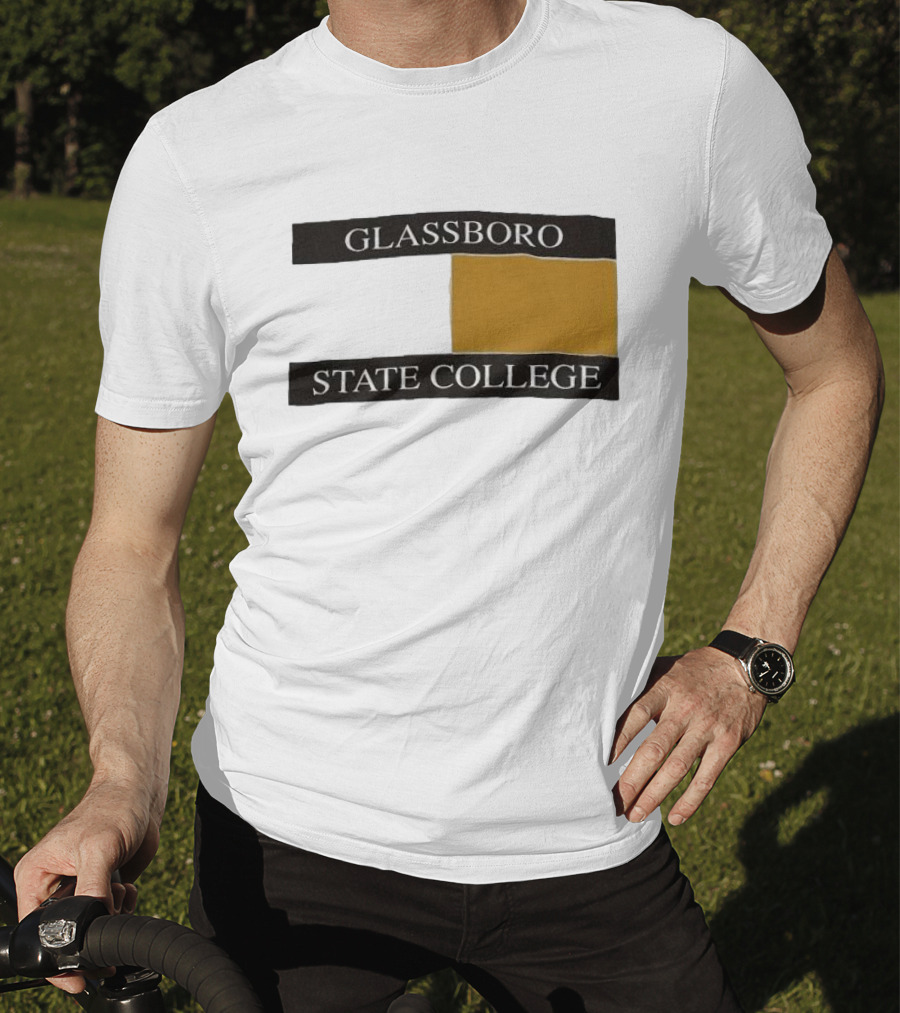 Glassboro State College Black And Gold Block T-Shirt