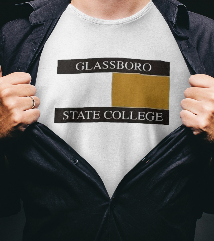 Glassboro State College Black And Gold Block T-Shirt