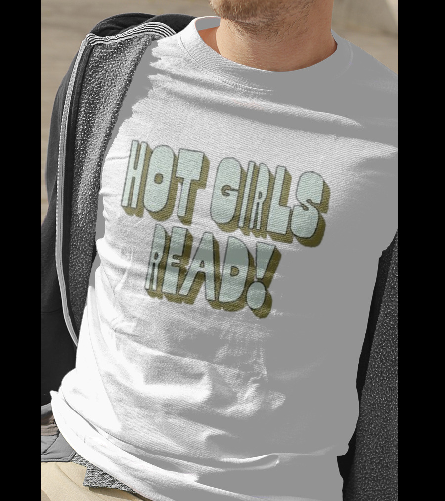 Hot Girls Read Ivory Allie Rose T-Shirt