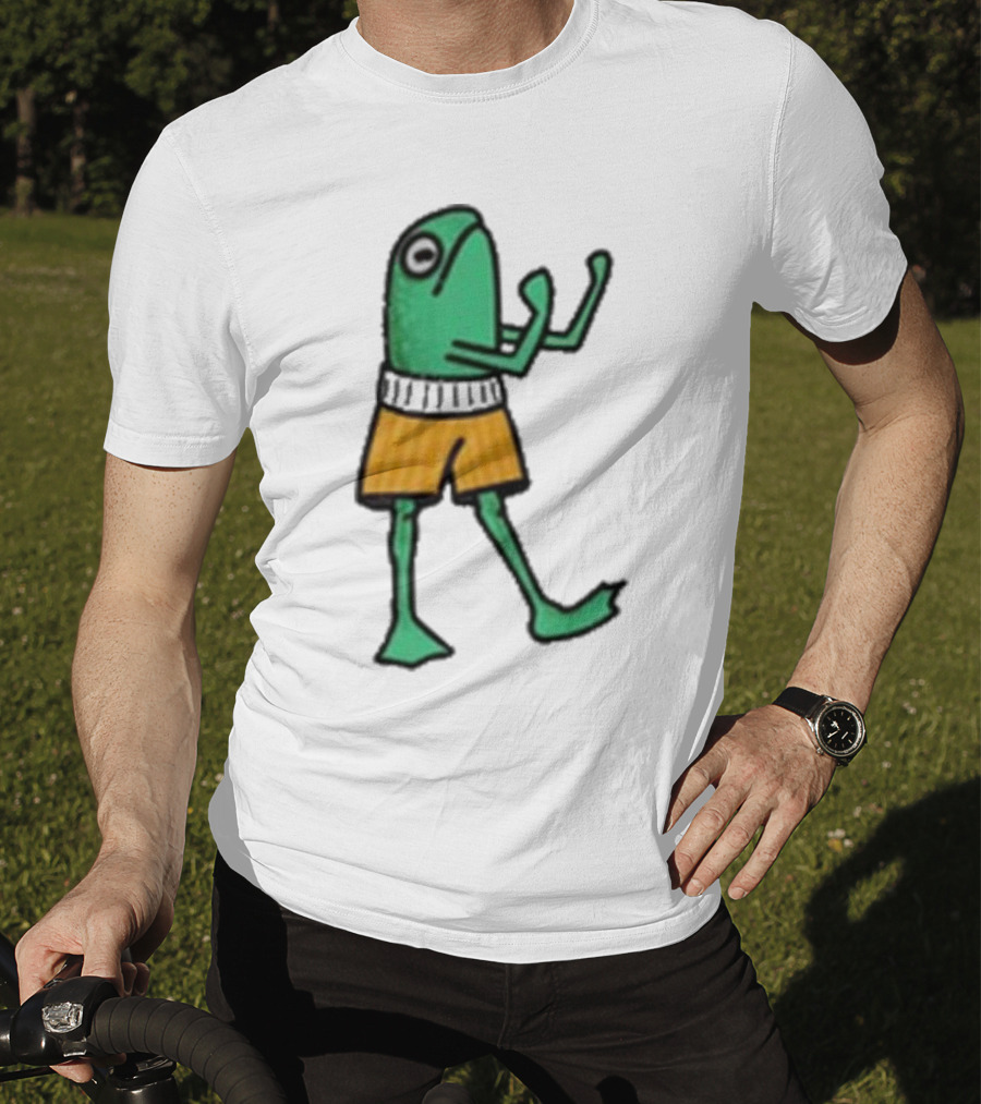K45ink Frog Boxer Fighter In Shorts T-Shirt