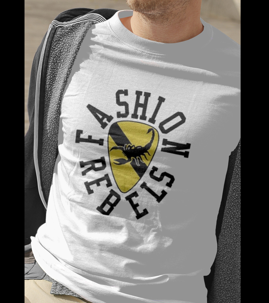 Fashion Rebels Mia Hall Loves The Kids Scorpion Shield T-Shirt
