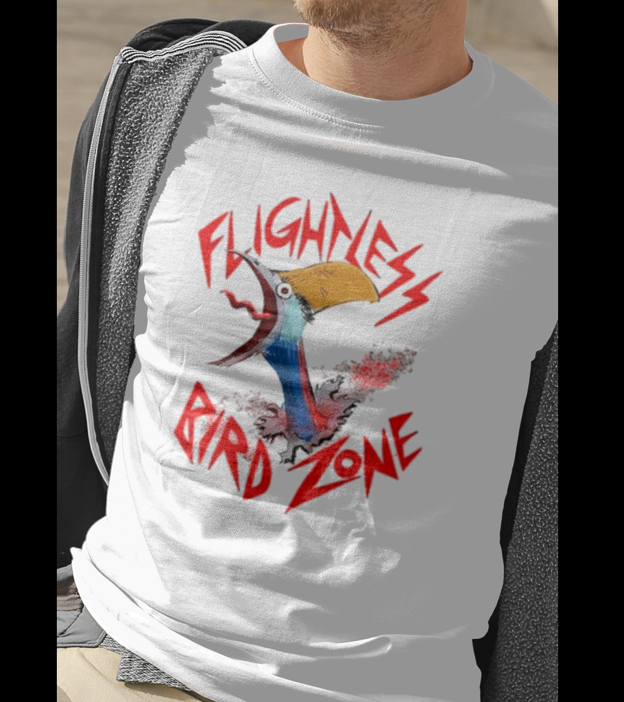Three Bean Salad Podcast Flightless Bird Zone Kookaburra T-Shirt