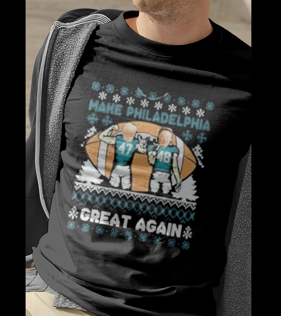 Make Philadelphia Great Again Football Snowflakes T-Shirt