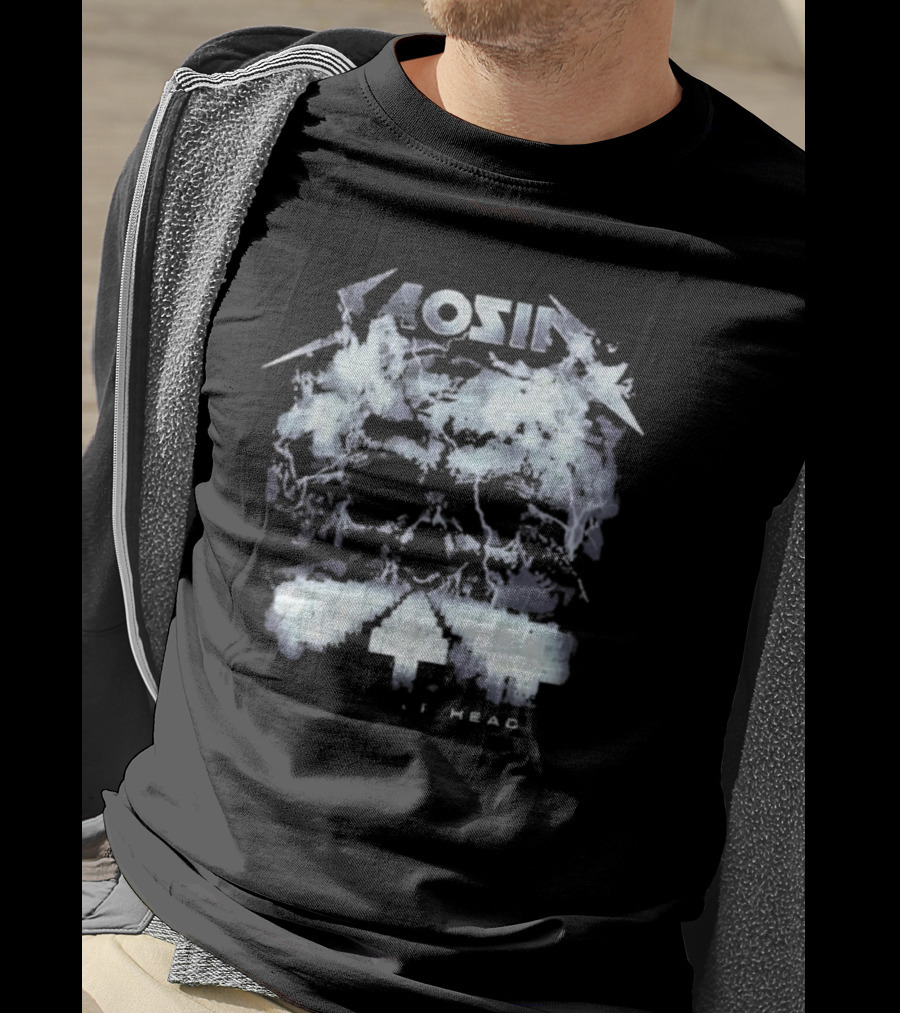 Saosin Bury Your Head Skull And Clouds T-Shirt