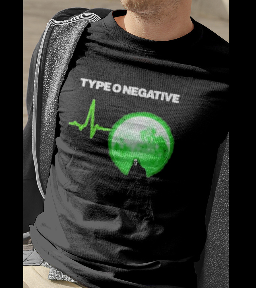 TYPE O NEGATIVE Green Moon Heartbeat T-Shirt