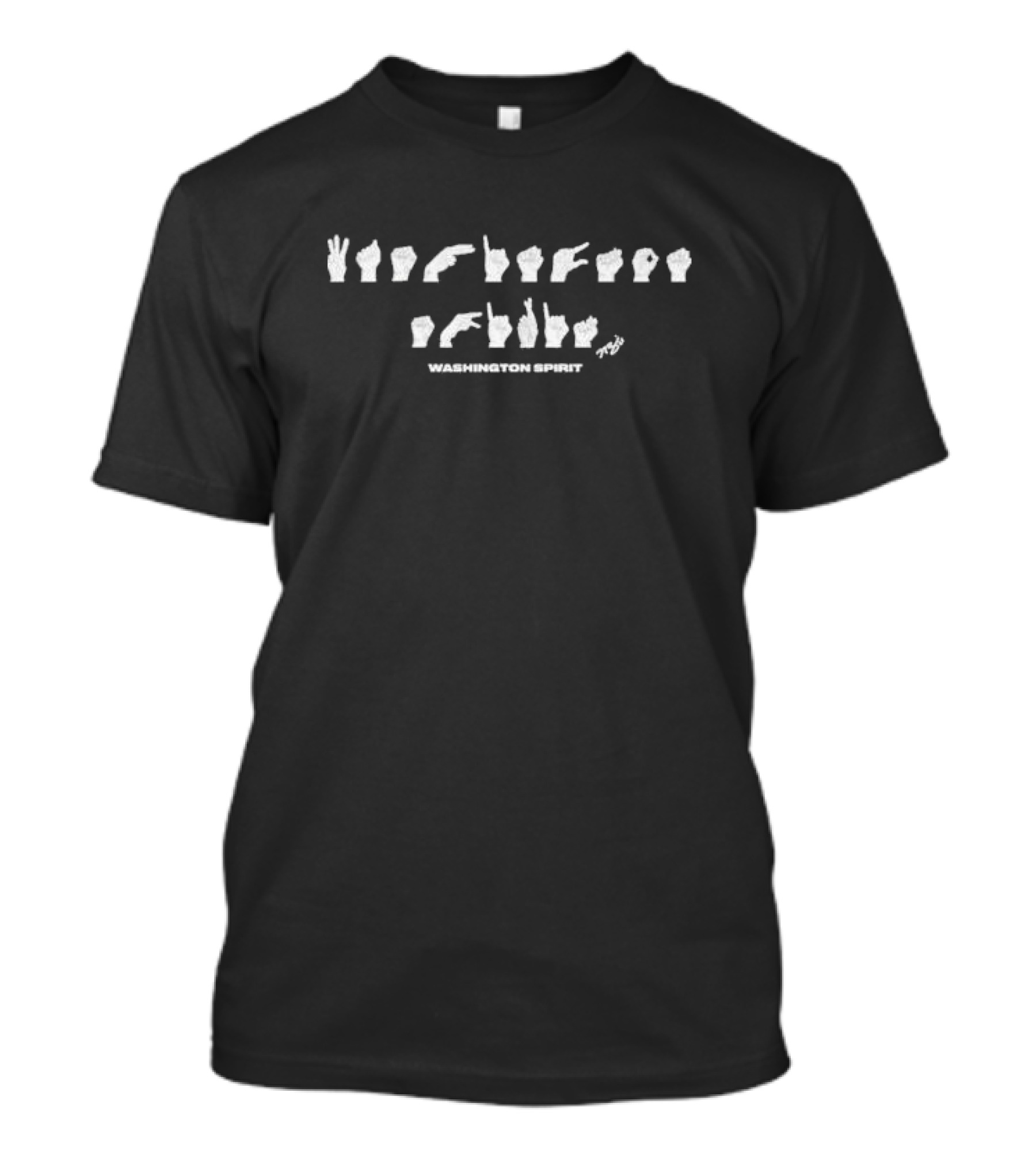 Washington Spirit American Sign Language ASL T-Shirt