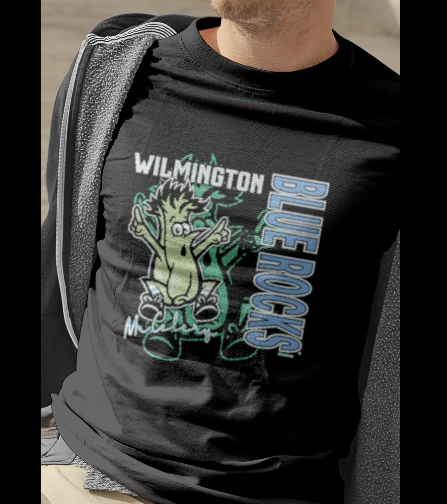 Wilmington Blue Rocks Mr. Celery Character T-Shirt
