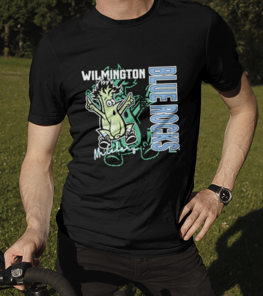 Wilmington Blue Rocks Mr. Celery Character T-Shirt