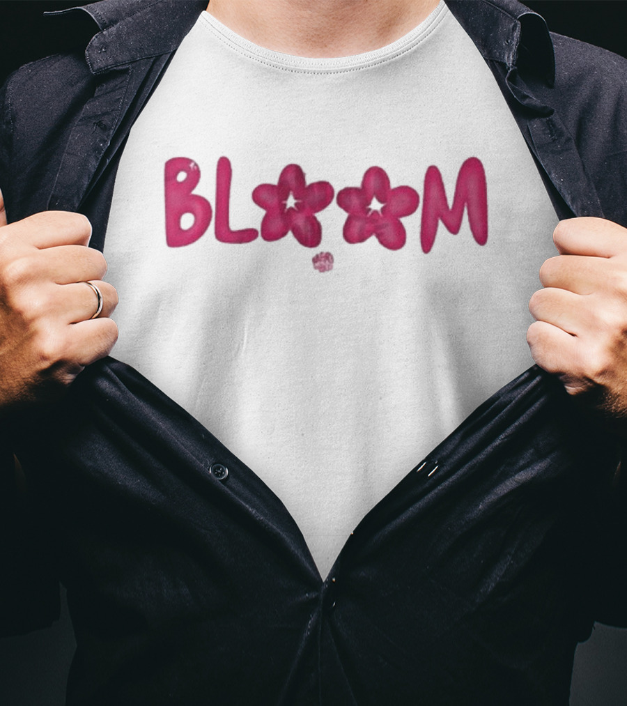 Bini Bloom Flower Lettering Lyrics T-Shirt