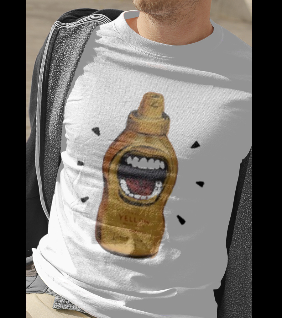 Mcfreakery Classic Yellow Mustard Bottle With Mouth T-Shirt