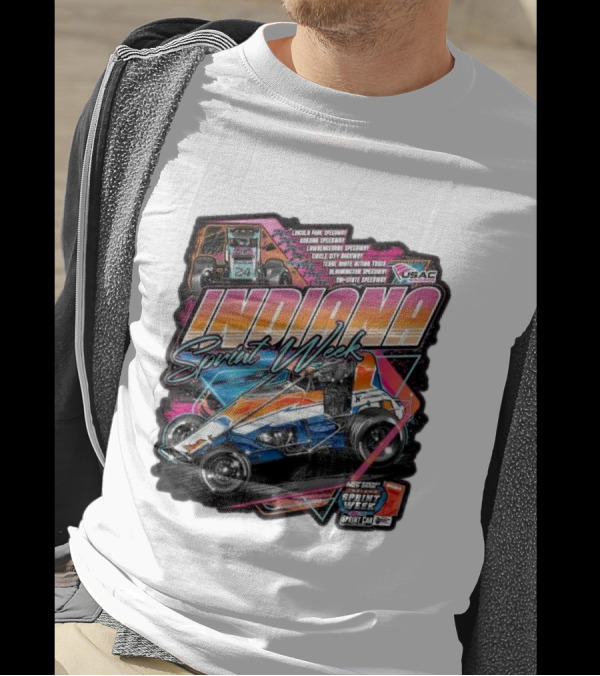 Indiana Sprint Week USAC Sprint Car Racing T-Shirt