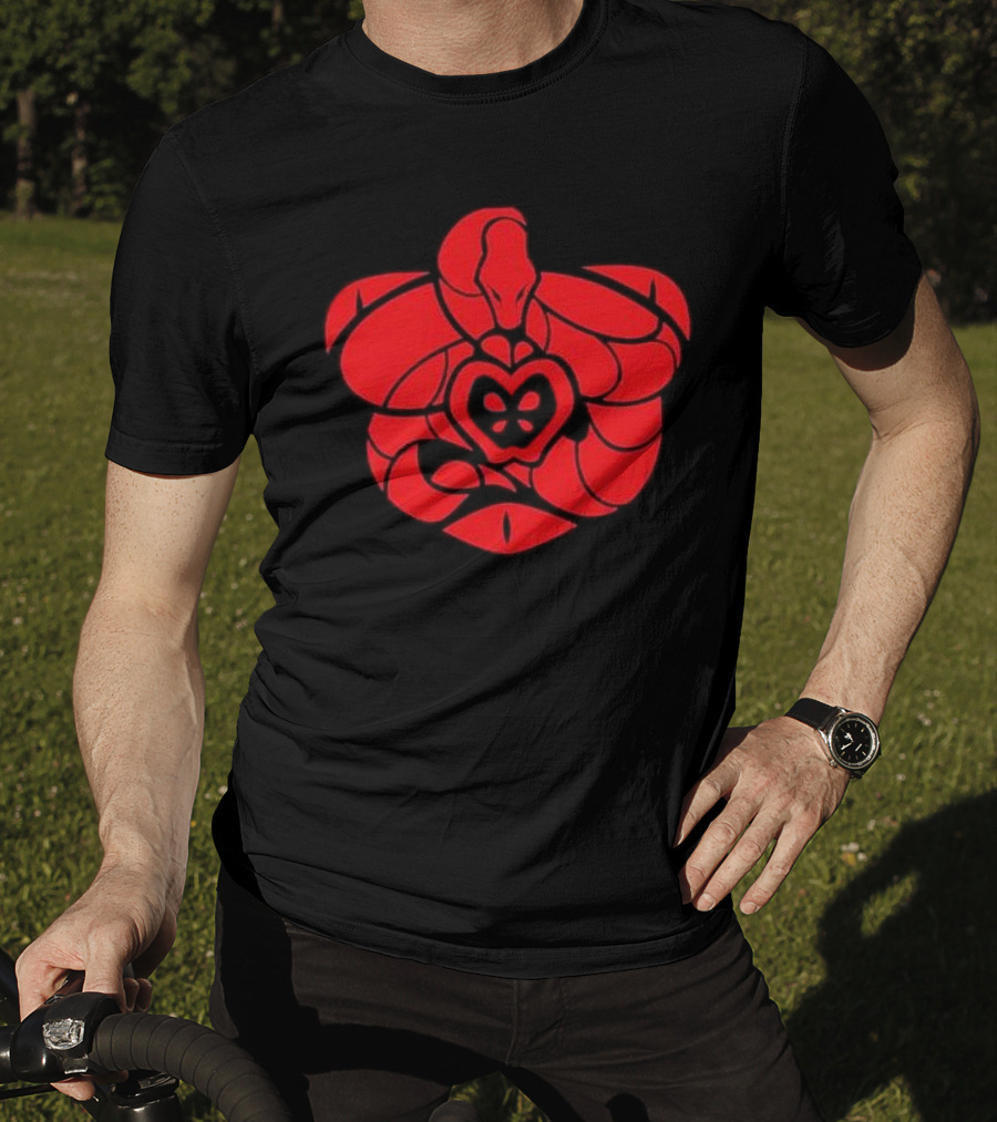 Pride Sigil Snake With Heart And Butterfly Emblem T-Shirt