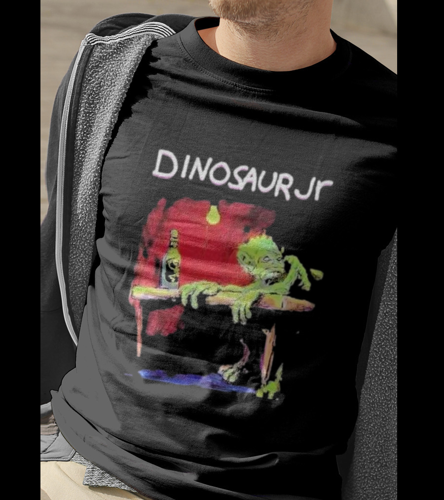 Dinosaur Jr Band Biography Bottled Creature Table Scene T-Shirt