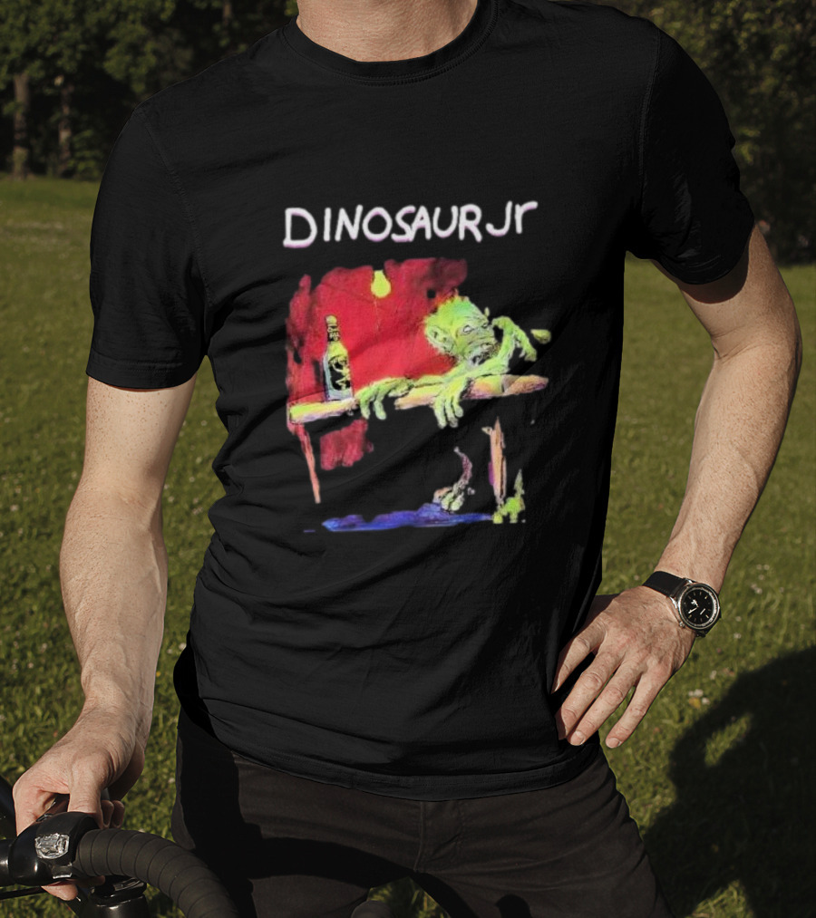 Dinosaur Jr Band Biography Bottled Creature Table Scene T-Shirt