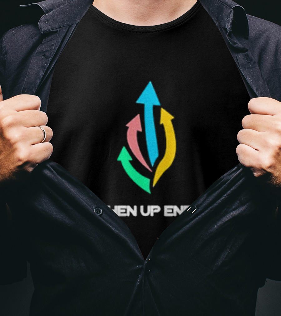 Freshen Up Energy Colorful Arrows Upward T-Shirt