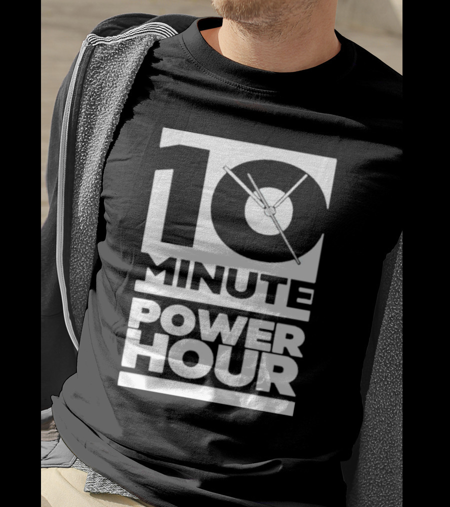 10 Minute Power Hour Clock Design Game Grumps T-Shirt