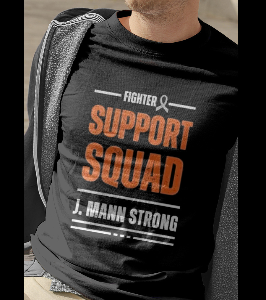 Fighter Support Squad J Mann Strong Awareness T-Shirt