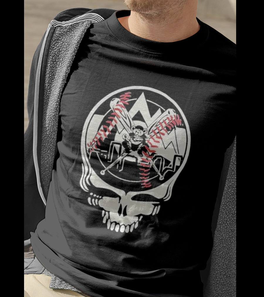Grateful Dead Steal Your Face Colorado Rockies MLB Collaboration T-Shirt