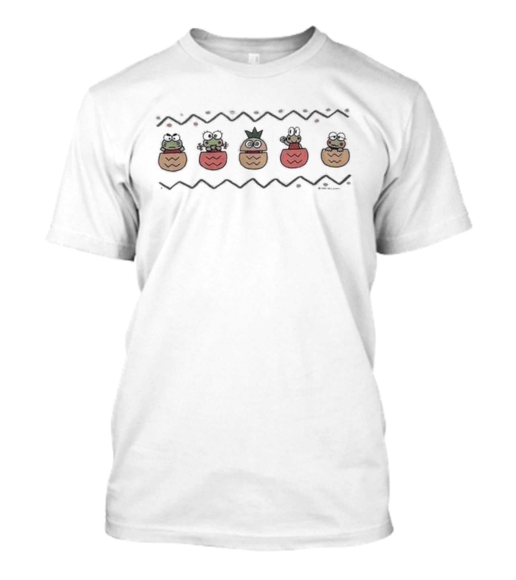 1993 Keroppi Sanrio Hello Kitty 90s Cute Kawaii Japan T-Shirt