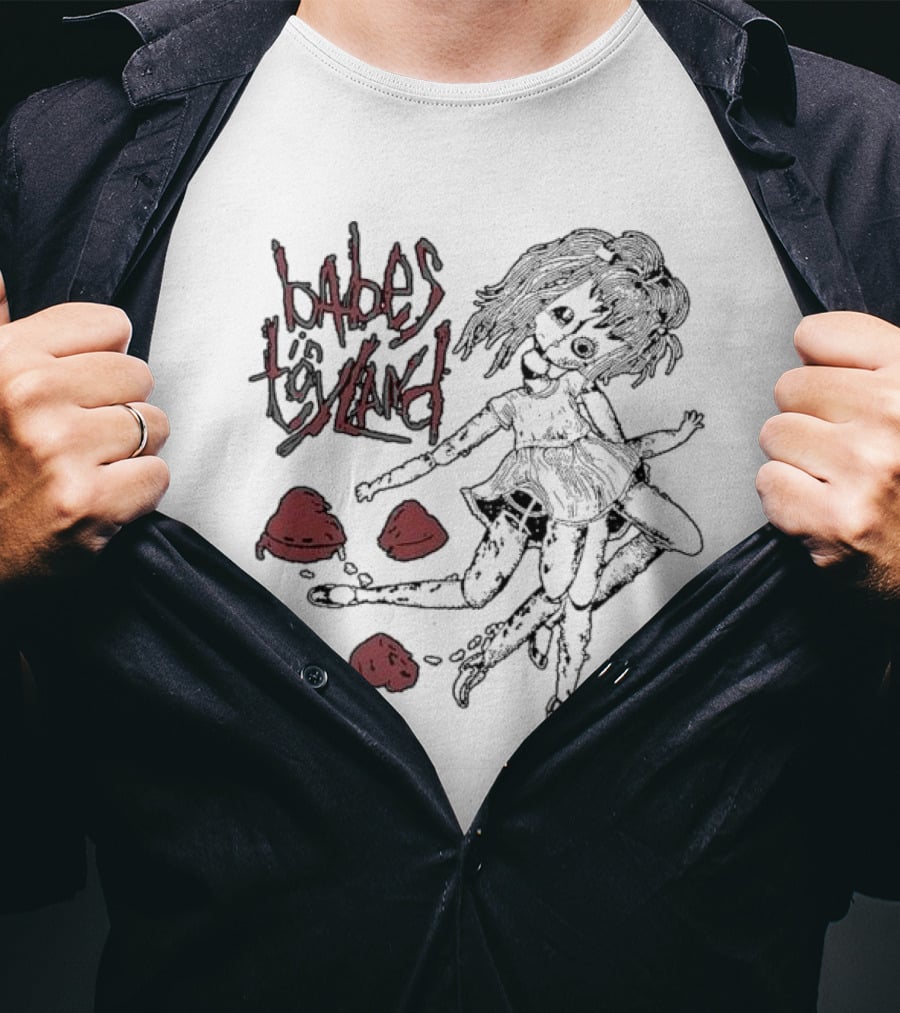 Babes In Toyland Distorted Doll With Broken Parts T-Shirt