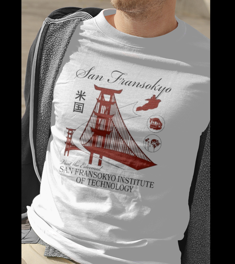 San Fransokyo Institute Of Technology Bridge Big Hero 6 Disney T-Shirt