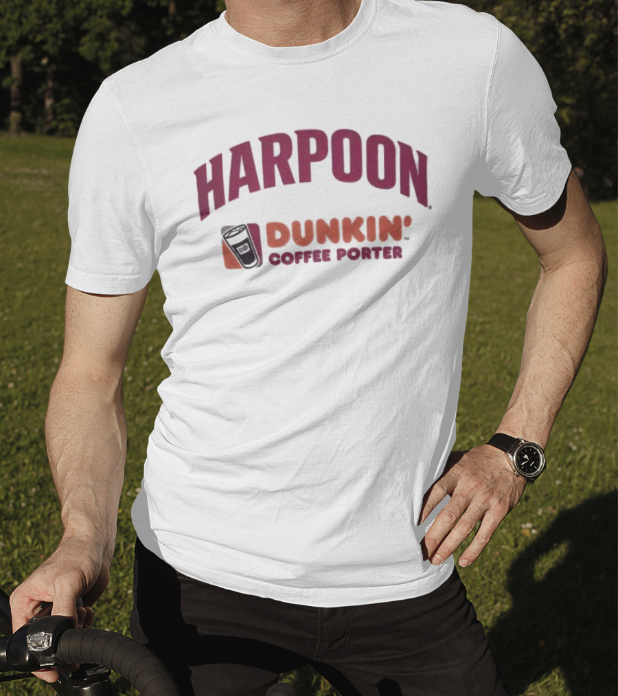 HARPOON Dunkin' Coffee Porter Collaboration T-Shirt