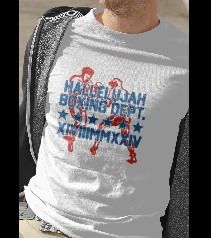Hallelujah Boxing Dept XVIII MMXXIV T-Shirt