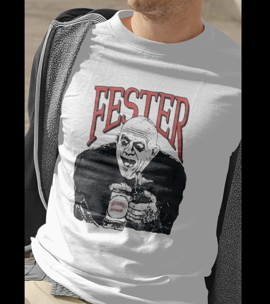 Fester Addams Oktoberfest La Cerveza T-Shirt