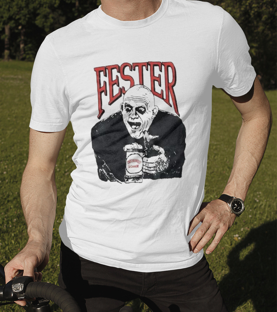 Fester Addams Oktoberfest La Cerveza T-Shirt