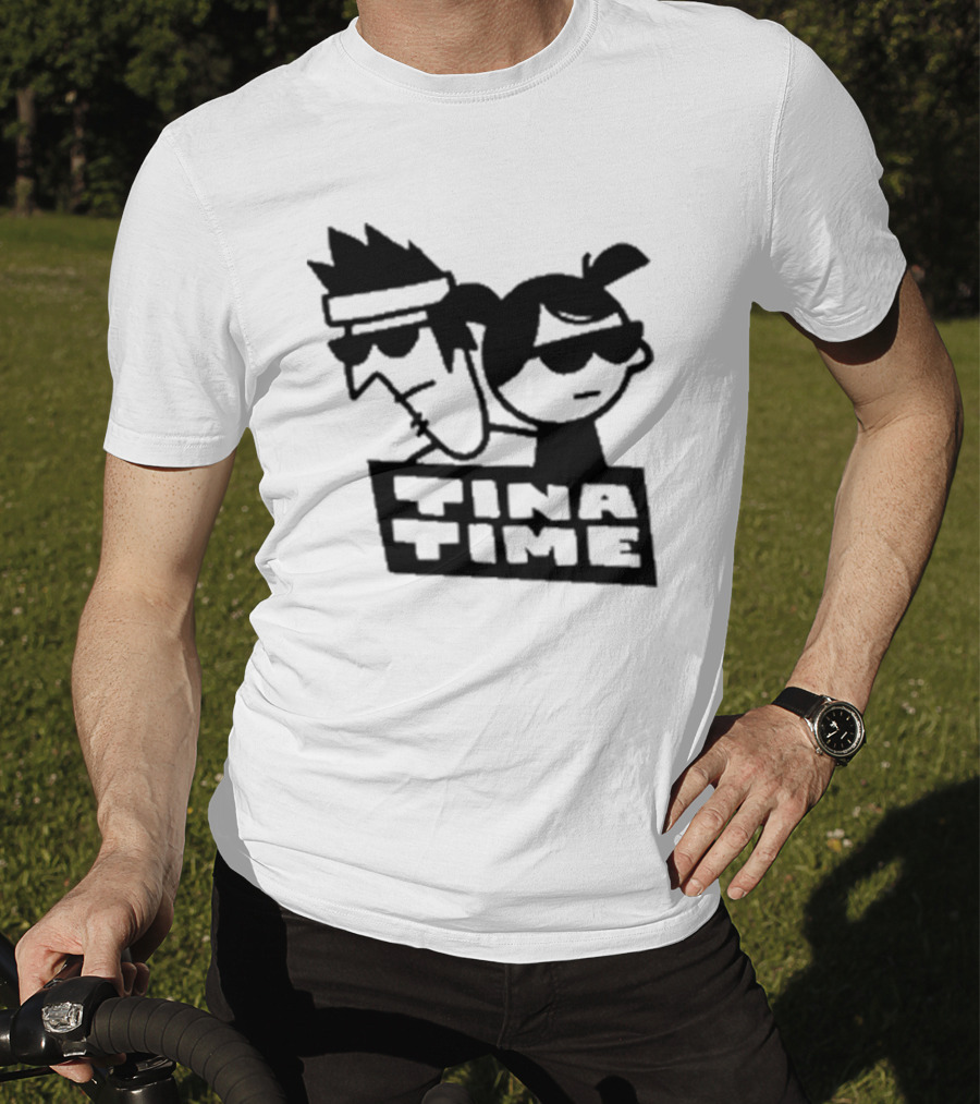Tina Time Cool Cartoon Duo With Sunglasses T-Shirt
