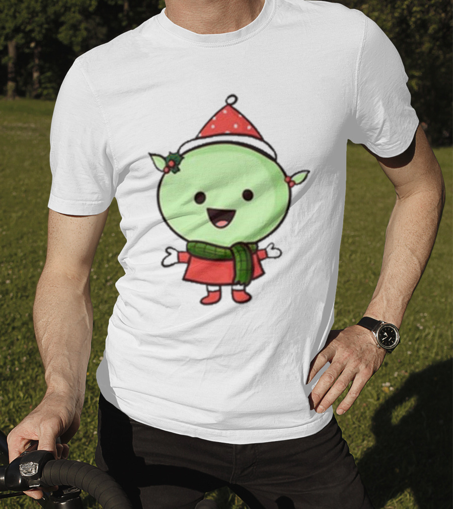 Nanalan Christmas Mona Festive Holiday Character T-Shirt