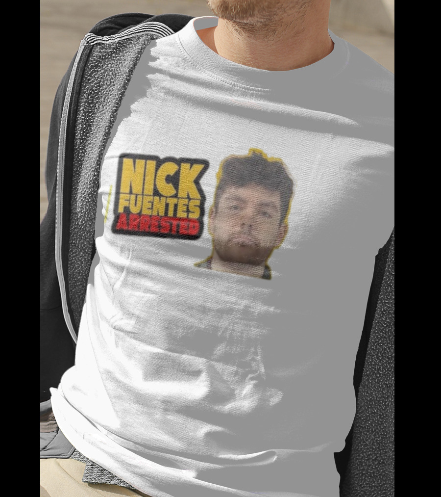 Nick Fuentes Arrested Mugshot T-Shirt