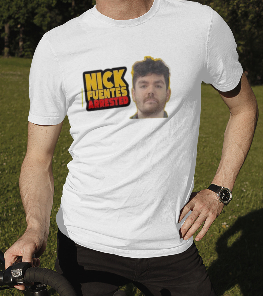 Nick Fuentes Arrested Mugshot T-Shirt